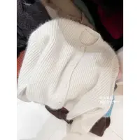 高货~羊毛+浣熊绒加厚！胸114-180长55粗针线长袖针织开衫 2165
