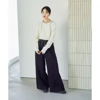 【MonTendre】秋季新款 L 百搭气质时尚纯色设计感长裤灯芯绒直筒裤