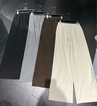 阔腿裤休闲秋季潮流慵懒风厚款休闲裤高腰直筒裤