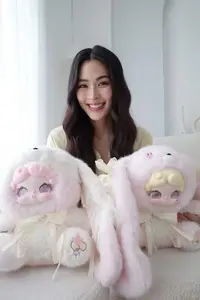 小怪 Lucky Deer Nai甜茶小兔600% 可爱毛绒盲盒潮玩摆件公仔礼物