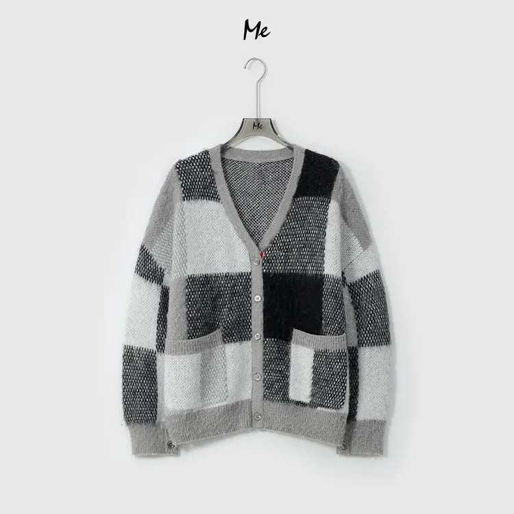 ME【格子毛衣】秋季女士显瘦时尚百搭新款毛衣MEQC1447