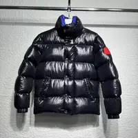 99新 MONCLER 1码 Moncler盟可睐Dervox 黑色立领羽绒服