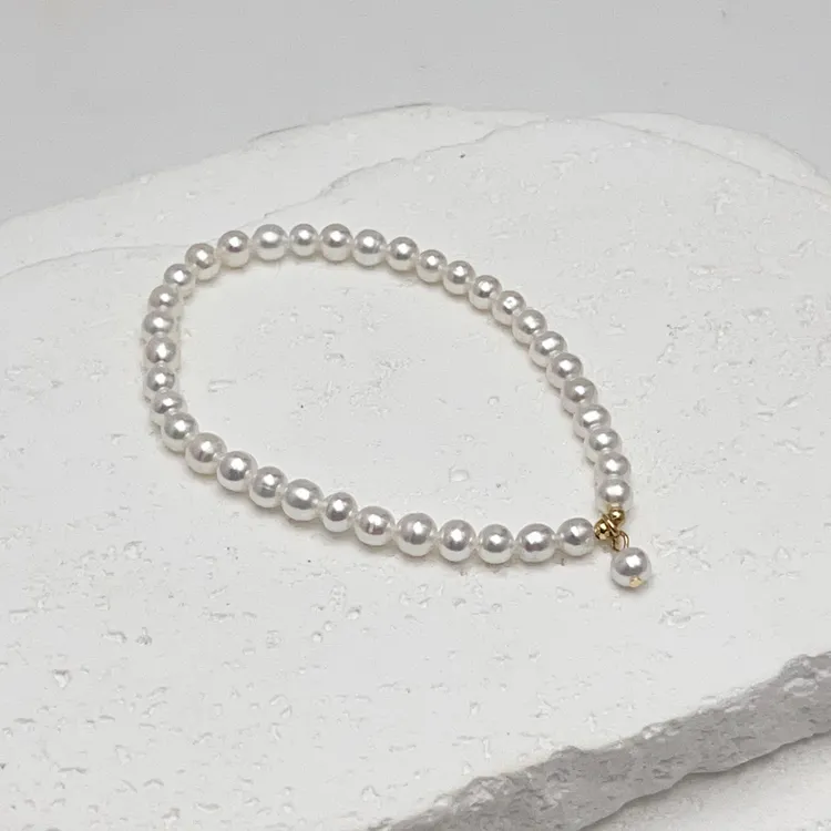 【小叮当】约4-5mm淡水无核珍珠经典百搭气质轻奢简约 DSL00840