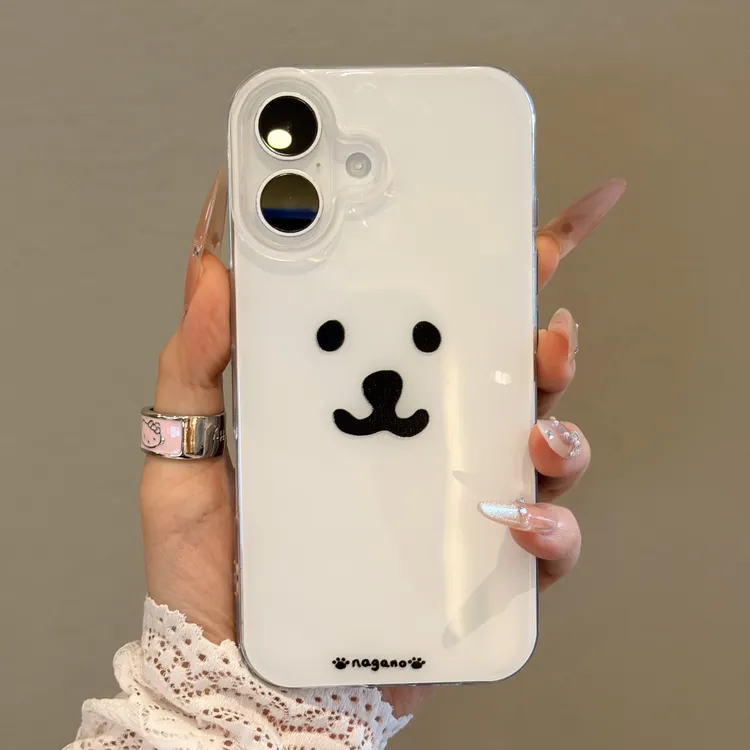 卡通可爱小猫脚印自嘲熊适用苹果iPhone17华为p/oppo/imd手机壳16