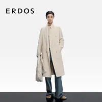 【善系列】ERDOS 女士羊绒大衣25年早秋新品无染色初绒女羊绒外套