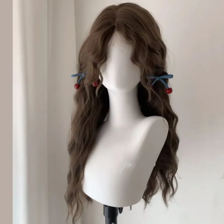 【榛果灰棕】羊毛卷假发女秋冬慵懒氛围感长卷发日常lolita全头套