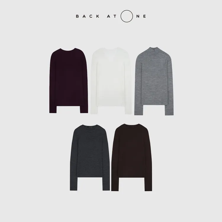 BACKATONE“纤柔力量”羊毛针织衫BFF-1AB457H/564H/563H-C