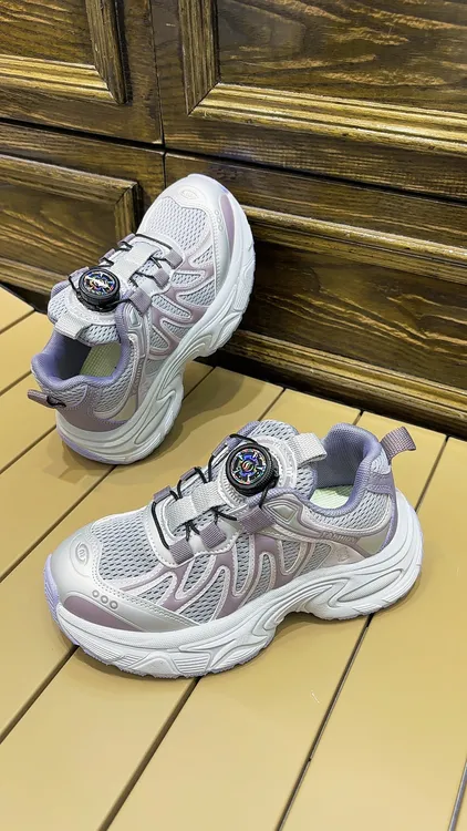 2025秋季新款时尚运动老爹鞋男女童同款防滑潮流透气儿童百搭潮鞋