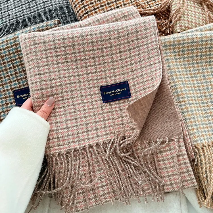 英国CospKosp 新款百搭韩系围巾女加厚编织流苏保暖围脖羊绒披肩