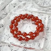 101013「许我耀眼」天然红玛瑙双圈手串 10mm（露思/许妍同款）