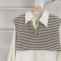 麦迪尚品【夕Y】50909447 春季时尚针织马甲衬衫品牌女装撤柜时尚