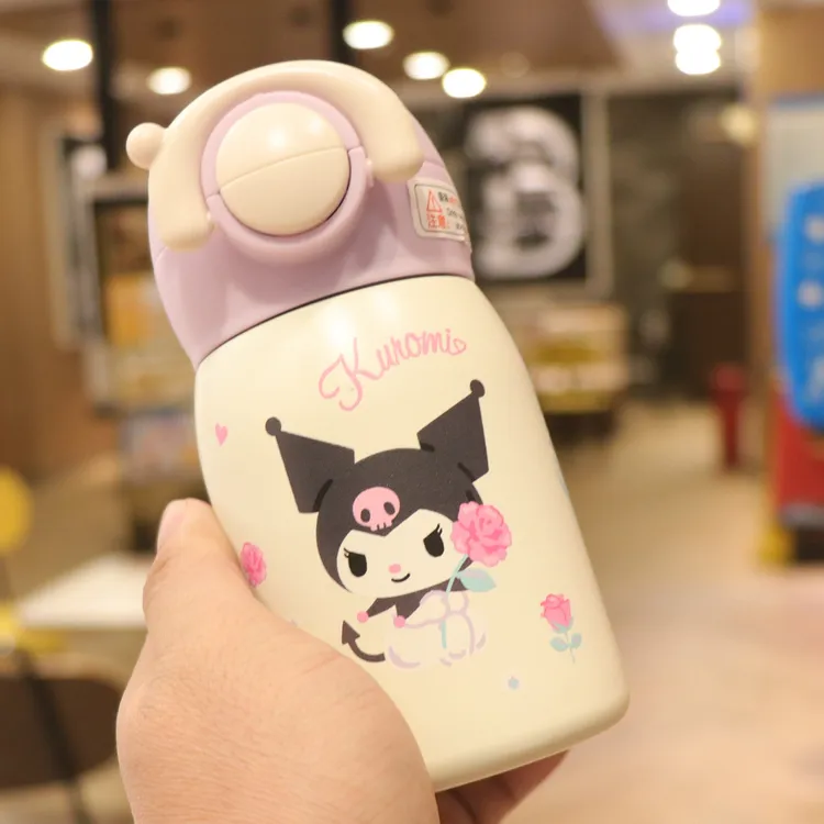 迷你小巧保温杯超萌可爱双饮吸管杯子便携女生高颜值2025新款儿童