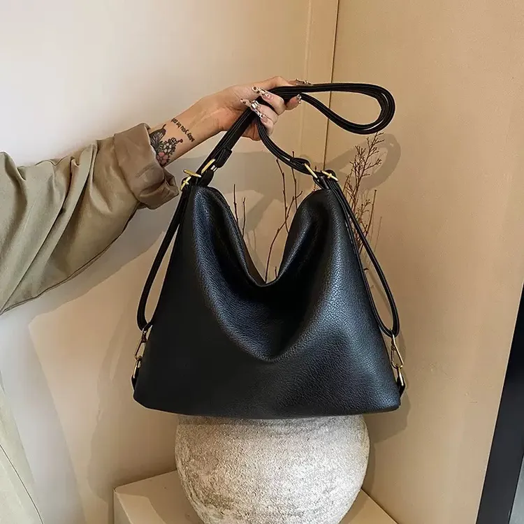 2109新款简约百搭大容量女士单肩斜挎托特包