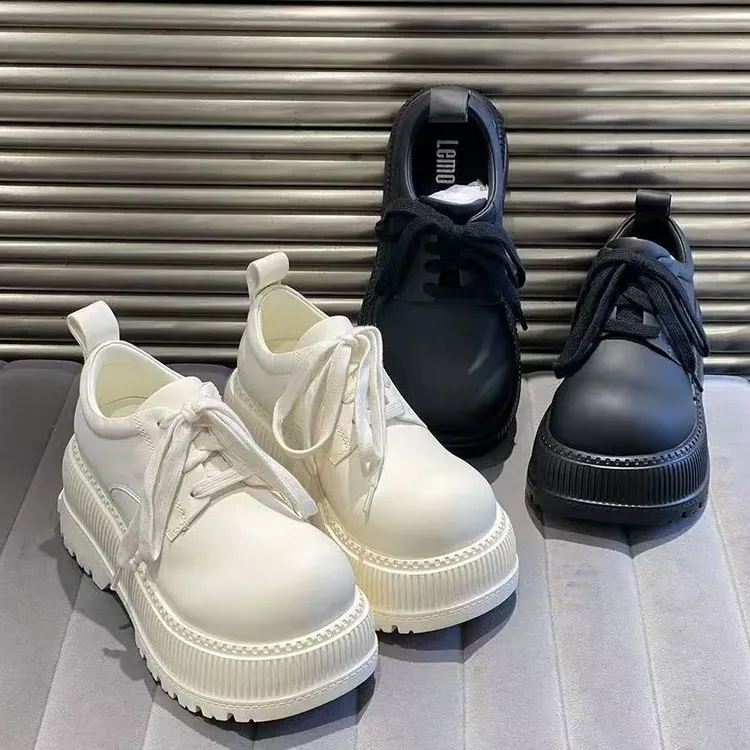 现货B1｜真皮羊里垫超轻松糕底休闲女鞋｜半码拍小｜288-7