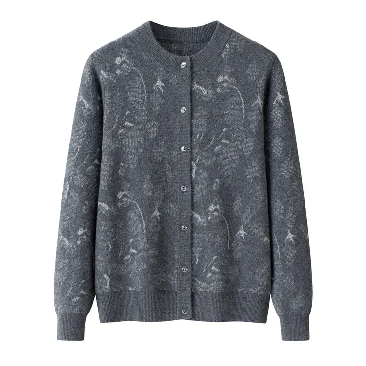 毛针织衫极简风长袖针织圆领加绒打底衫秋冬纯色套头