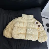【现货】阿卷冬装韩版童时尚洋气肌理感小立领保暖加厚棉服MPG5521