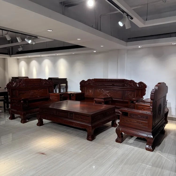 【268豪华大财源沙发】酸枝沙发红木榫卯原木客厅家用新中古典别墅