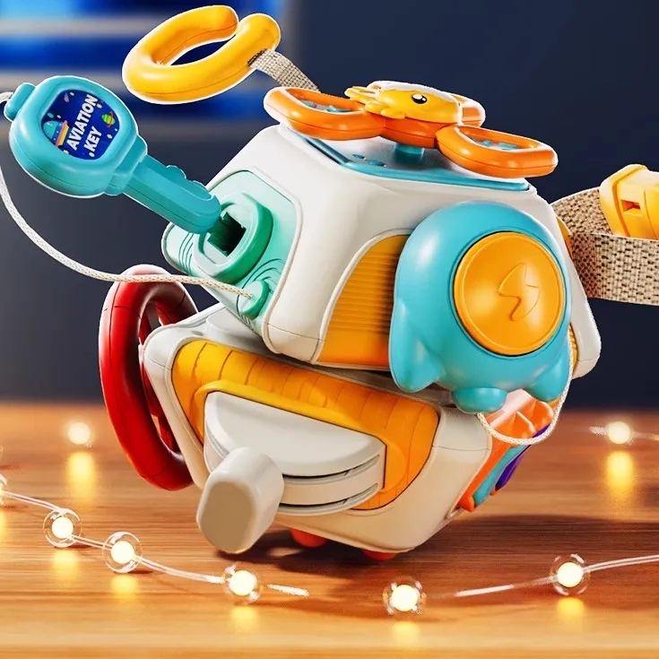 十面体魔方玩具婴幼儿忙碌球动动乐蒙氏早教益智3宝宝1-2岁0礼物