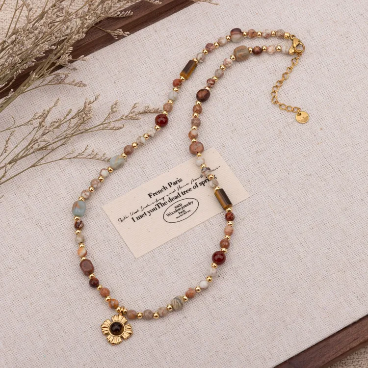 钛钢项链 气质轻奢时尚百搭高级感项链FX00758B9