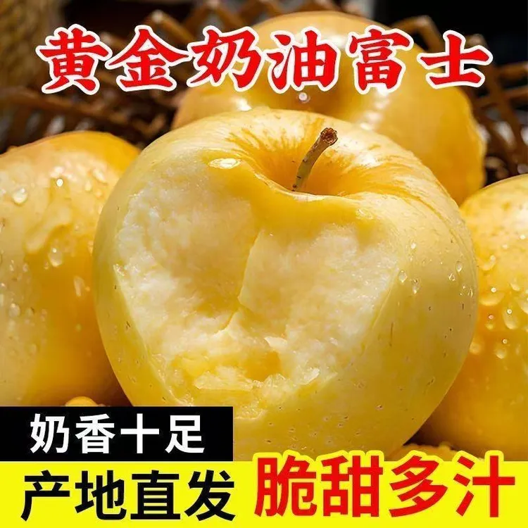 【包脆甜】正宗山东奶油富士苹果新鲜现摘脆甜多汁应季水果