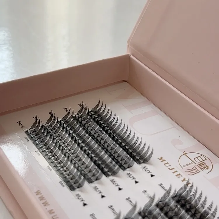 目睫羽喵羽新款塔尖小漫画款睫毛超柔软不散根美睫店专用睫毛