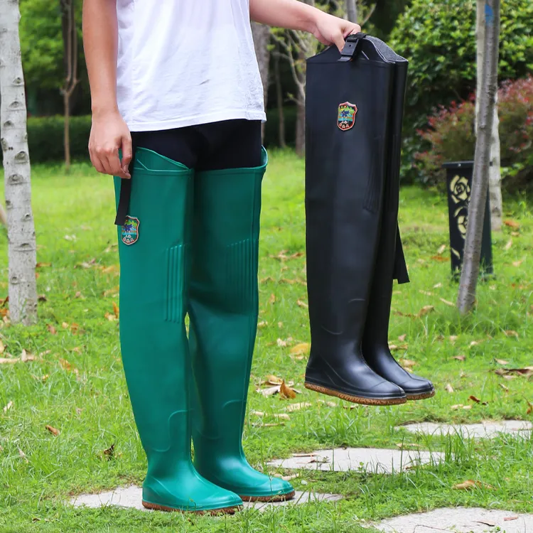 男女款雨靴超高筒下水裤过膝雨靴插秧鞋钓鱼捕鱼涉水鞋防水工作鞋