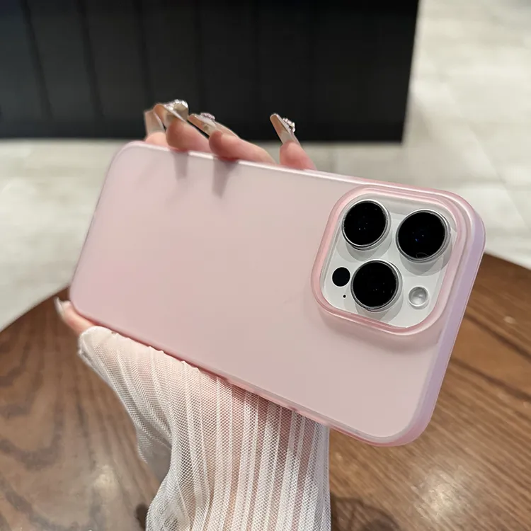 适用于iPhone16promax手机壳磨砂苹果15透明plus硬13/14/17promax