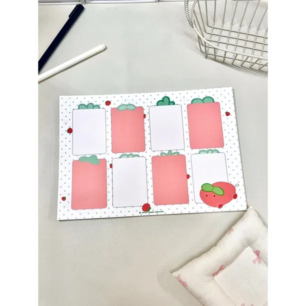 周记车车 小茄家的b5拍纸本丨双面同图丨120g纯质纸丨30±2p