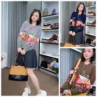 【DJ轻奢】立体刺绣花朵】2025秋冬重工立体刺绣花朵针织开衫女