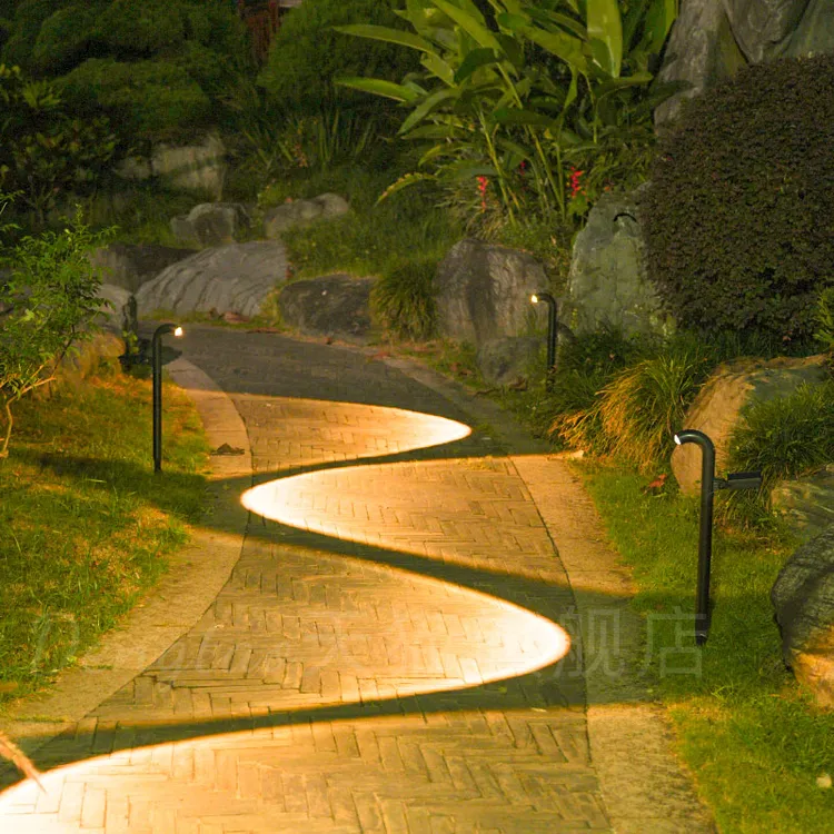 普奕太阳能过道灯景观庭院花园装饰LED暖光汀步氛围灯防水户外