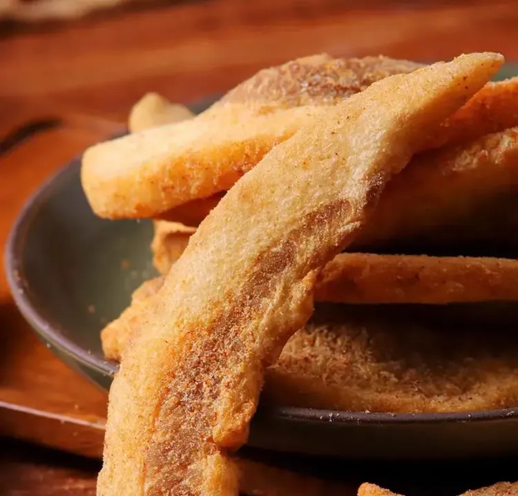 【琦威航】闽南古早味手工现炸香酥肉条猪肉粕蒜香味椒盐味追剧解馋