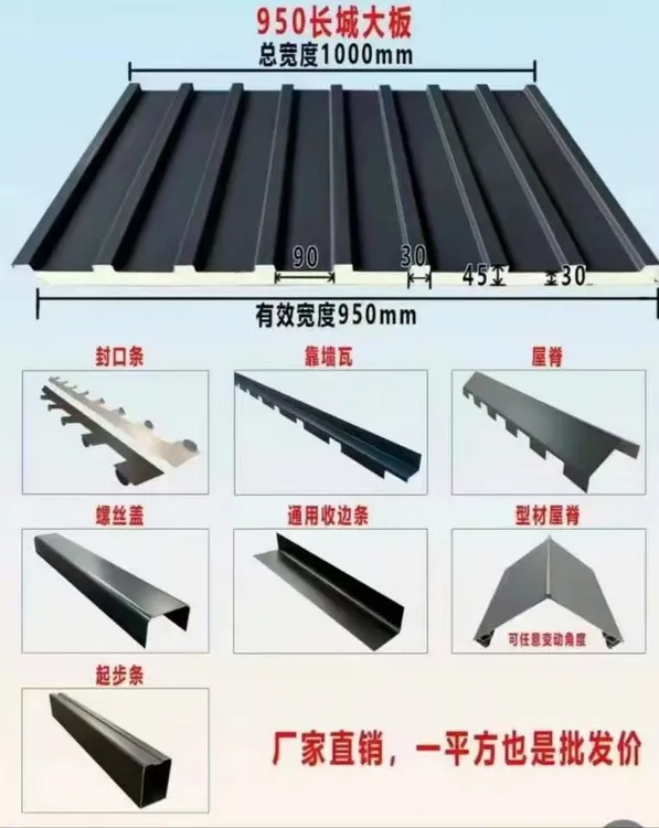 法莱雅长城双面隔热铝瓦聚氨酯花泡填充隔音保温隔热防火源头厂家