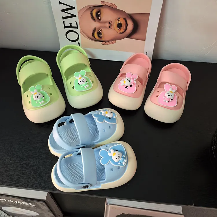 EVA发泡~小兔子休闲宝宝洞洞鞋~百搭气质~小兔子洞洞鞋~