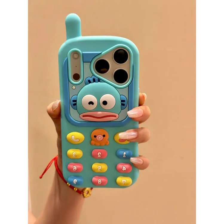 可爱立体大哥大小丑鱼适用iphone17promax苹果16pr手机壳硅胶软壳