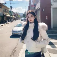 韩系甜美大毛领连帽棉服外套女秋冬加厚保暖棉衣棉袄休闲面包上衣