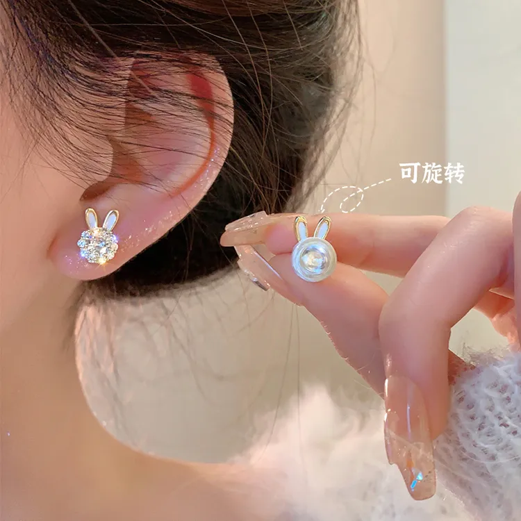 FARCOKO/法蔻 925银耳饰 耳钉女时尚百搭设计感情人节礼物送女友