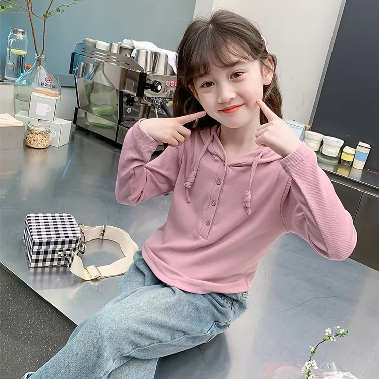 女童卫衣秋装2025新款洋气儿童装时髦网红韩版春秋款休闲连帽上衣