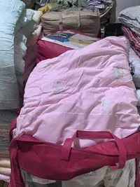 《厚广家》3楼200×230粉色20%羊毛被 发1张5斤
