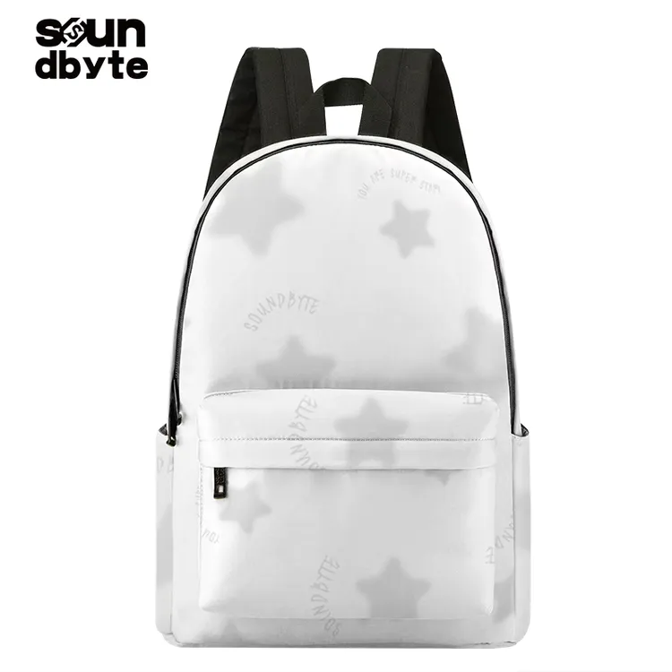 SOUNDBYTE时尚百搭女款小众书包ins高颜值学生通勤大容量双肩包