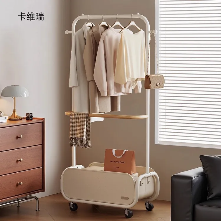 衣架落地卧室挂衣架室内移动晾衣架家用多功能收纳置物轻奢衣帽架