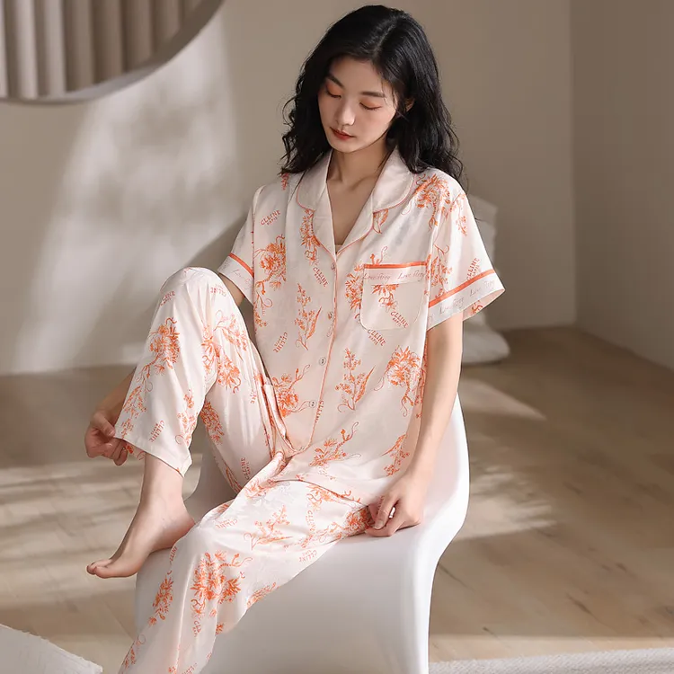 jje女士夏季舒适家居服睡衣套装13306