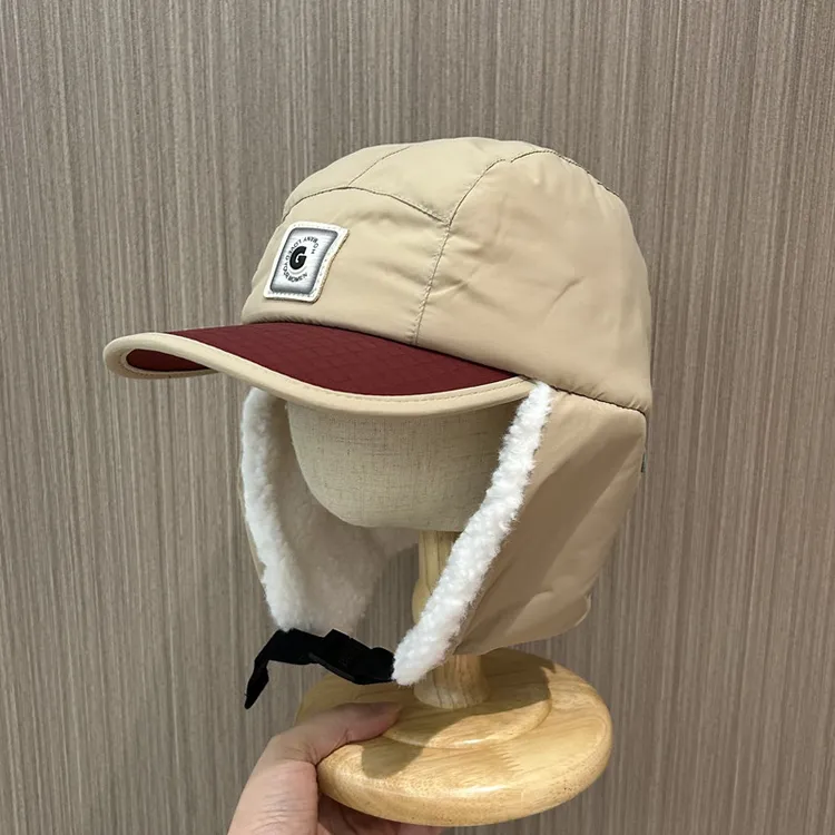 儿童帽子秋冬帅气男孩护耳帽女童雷锋帽加绒保暖鸭舌帽小孩棒球帽
