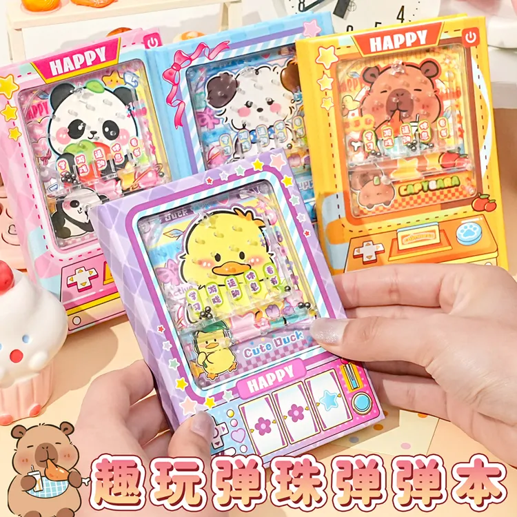 子亦可爱弹珠玩乐本笔记本口袋便携手帐本解压游戏扭蛋本安静书女