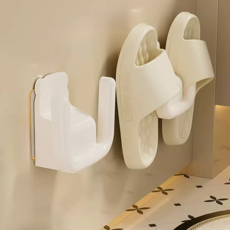 浴室拖鞋架免打孔卫生间挂鞋子收纳神器厕所墙上拖鞋挂架沥水神器