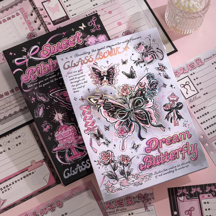 蝴蝶同学录小学生六年级毕业纪念册2025年新款甜酷高颜值小众ins