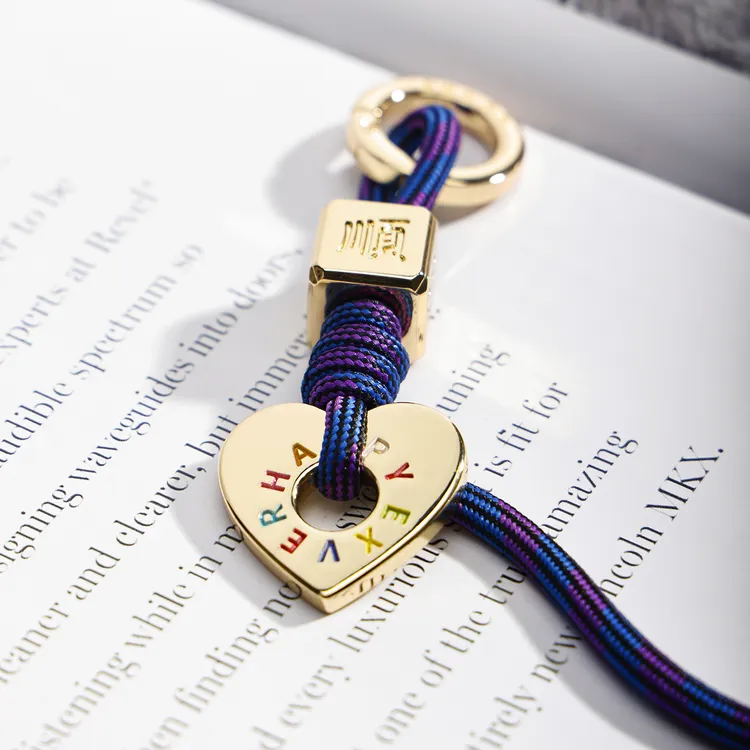 高颜值ins风六六大顺钥匙扣包包挂饰挂绳简约钥匙扣手机链情侣