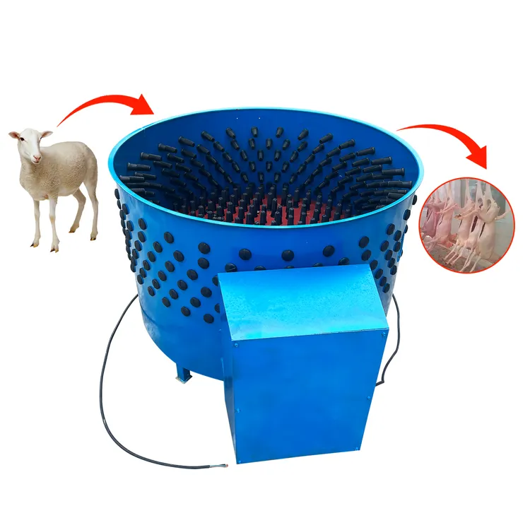 家用圆筒脱毛机羊狗打毛机家禽屠宰脱毛设备自动去毛机商用羊狗