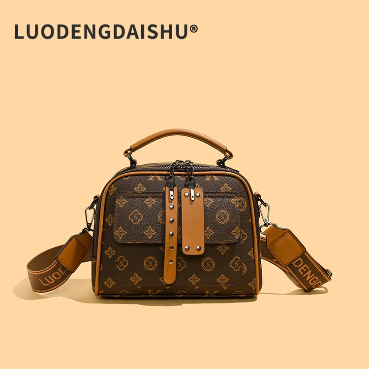 2025新款时尚气质手提包洋气百搭单肩斜挎包通勤包包轻奢复古女包