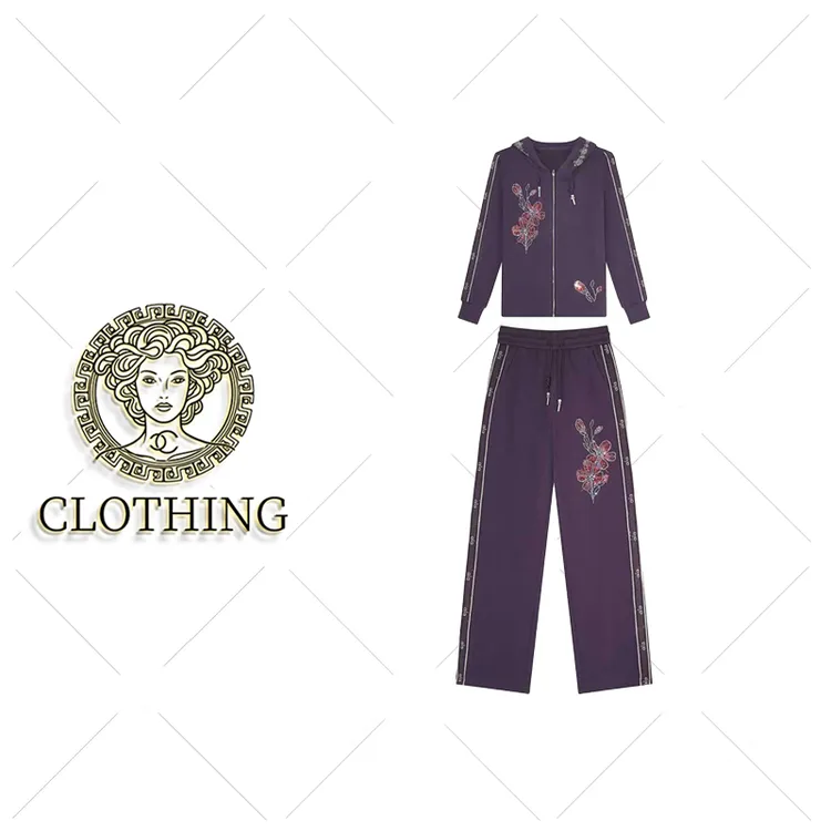 【CLOTHING/原创设计】B69152新款洋气百搭休闲套装