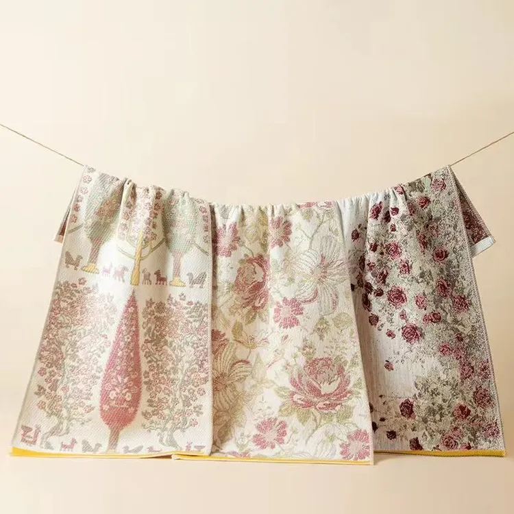 【35*75】A类汉麻棉多功能擦脸毛巾柔软亲肤加厚多彩家用通用